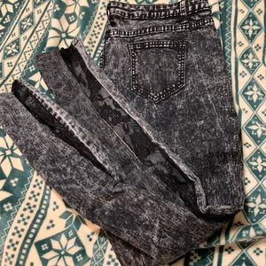 New Skinny Jeans with Lace Inserts! XXL